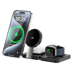 WiWU - 3-in-1 Wireless Charger - Wi-W028 - Black 