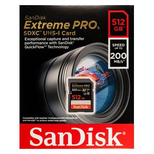  SanDisk Extreme Memory Card - 512GB -  Black 