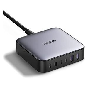 Ugreen - Desktop Fast Charger - 200W - 6 Ports - Gray