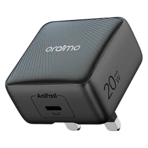 شاحن اورايمو - 1 منفذ - 20 واط - PowerCube - اسود