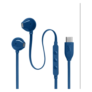  JBL Tune 305C - Wired In Ear Earphones - USB-C - Blue 