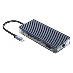  Orico WB-11P - 11-in-1 USB-C Docking Station - Gray 