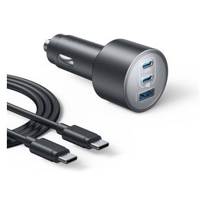  Anker Nano Car Charger - 3 Ports - Black 