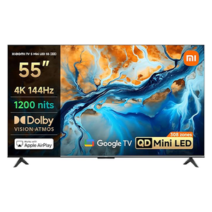  شاشة شاومي 55 انج - 4K - ميني ليد - 144 هرتز - جوجل تي في - اسود 