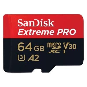SanDisk Extreme Pro Micro SDXC UHS-I - SD Card - 64GB - Black