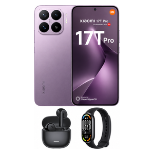  Xiaomi 17T Pro - Dual SIM - 6.83-inch AMOLED - MediaTek Dimensity 9500 - 7000mAh, 100W Charging + AI+ Watch + Earbuds 