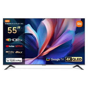  Xiaomi - 55 Inch - 4K - 60 Hz - Google TV - QLED - Black 
