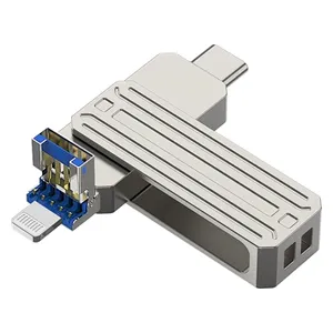  WiWU Wi-FD001 - 64GB - USB Flash Drive - Silver 