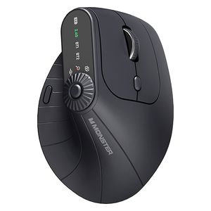  ماوس لاسلكي مونستر - M2 Pro - بطارية بحجم 500 مللي امبير - بلوتوث 5.3 - رمادي 
