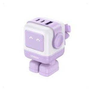 UGREEN Robot GaN - Wall Charger - 3 Ports - 65W - Pink