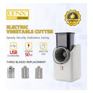  Denx DX2042 - Electric Vegetable Cutter - White 