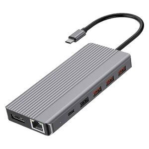 موزع باورولوجي يو اس بي سي - 13  في1 - رمادي