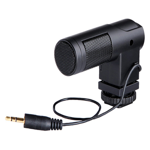 BOYA BY-V01 - Mini Condenser Stereo Microphone - Black