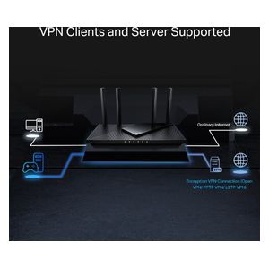  TP-LINK AX55 Pro AX3000 - Router - Black 
