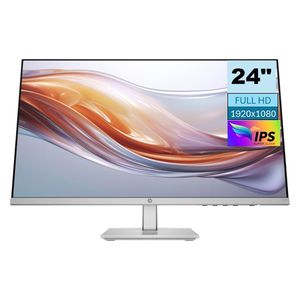  شاشة اتش بي Series 5 524sh - حجم 24 انج - تقنية IPS - سرعة الاستجابة 5 مللي ثانية - FHD - سلفر 