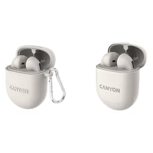  Canyon  TWS-6 - Bluetooth Headphone In Ear - Beige 
