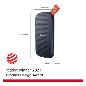  SanDisk SDSSDE30-2T00-G26 - 2TB - External SSD Hard Drive - Navy 
