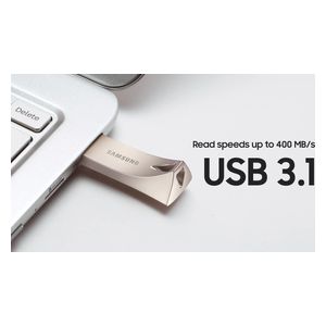 Samsung - 128 GB - USB Flash Drive - Silver