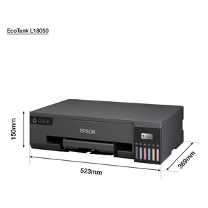 Epson EcoTank L18050 - Photo Printer A3+ - Wireless Wi-Fi Direct - High-Yield Ink Tank - Borderless & CD/DVD Printing - Black