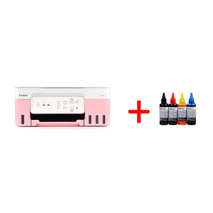 Canon G3430 - Color Printer - WiFi - Pink + Free Ink