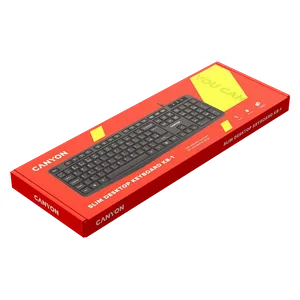 Canyon KB-1 - Wired  Keyboard - Black
