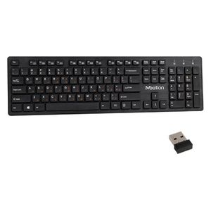  Meetion MT-WK841- Wireless Keyboard - Black 