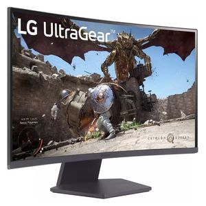  LG 27-Inch 27GS60QC-B - Series - Curved Computer Monitor - 180Hz - 1ms Response Time - QHD 