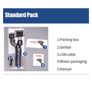  Mobile Holder - 3-AXIS-GIMBAL - Black 