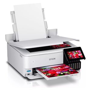  طابعة ايبسون الكل في واحد - L8160 - ابيض 