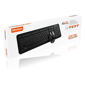  Meetion MT-C4120Little-A - Wireless Keyboard & Mouse Combo - Black 