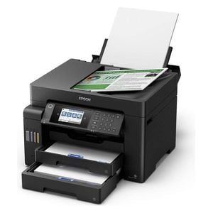  طابعة ايبسون نافثة للحبر الكل في واحد ملونة - L15150 - وحدة تغذية تلقائية للمستندات (ADF) - طباعة مزدوجة تلقائية - واي فاي - اسود 