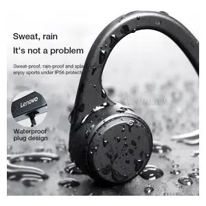  Lenovo X4 Bone Conduction - Bluetooth Headphone In Ear - Black 