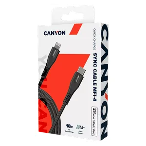  Canyon MFI-4 - Cable USB-C To IPhone - 1.2 m 