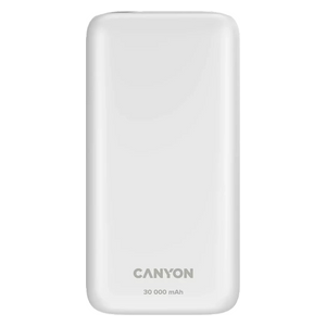  شاحن محمول كانيون -  PB - 301 - 30000mah - ابيض 
