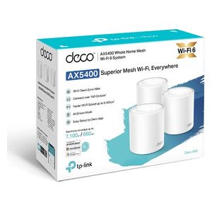  مقوي لنطاق الواي-فاي تي بي لينك - Deco X60 AX5400 - 3 قطع 