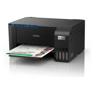 Epson L3252 - Colour Inkjet Multifunction Printer - Compact Design - Wi-Fi, Wi-Fi Direct Connectivity - Mess-Free Refilling - Borderless Printing up to 4R - Epson Thermal Printing Technology 