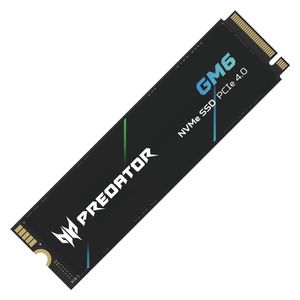 هارد داخلي SSD NVMe PCIe Gen4 من نوع M.2 ايسر - Predator GM6 - بحجم 1 تيرابايت - اسود