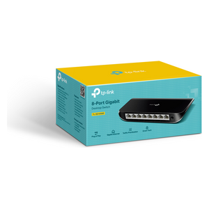 محول شبكة إيثرنت تيبي لينك - TL-SG1008D - اسود 
