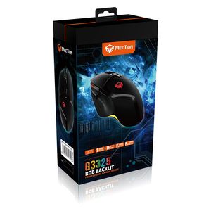  Meetion MT-G3325-A - Gaming Wired Mouse - Black 