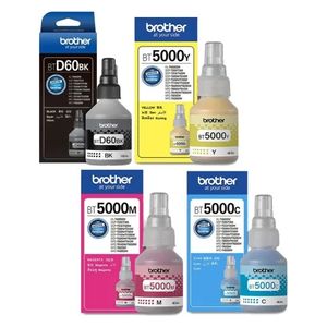  Brother - Ink Bottles - 4 Colors 