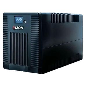 Rizon Optimus 2000 Line Interactive UPS - 2000VA/1200W - Protects devices from power outages and voltage fluctuations - Black