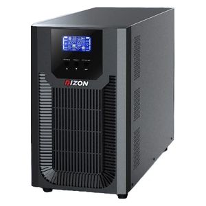 جهاز ريزون يو بي إس (UPS) 1 كيلو فولت أمبير - 900 واط - يحمي الأجهزة الحساسة من انقطاع التيار الكهربائي وتقلبات الجهد - أسود