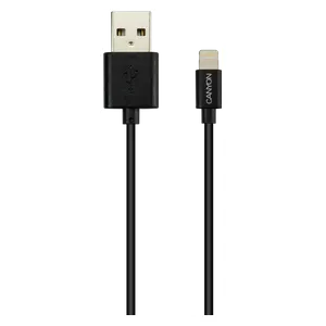  Canyon CFI-1 - USB to IPhone Cable - 1m - Black 