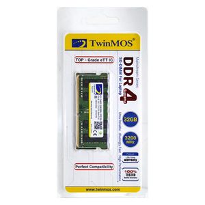  TwinMOS PC4-25600U 16GB DDR4 3200MHz Memory - Black 