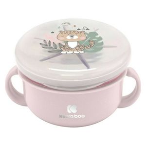 Kikka Boo Snack Bowl 2 In 1 Savanna - Pink