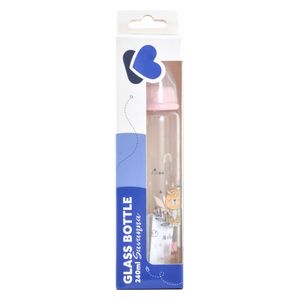  Kikka Boo Glass Feeding Bottle - 240ml 