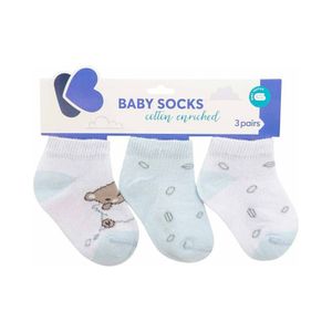  Kikka Boo Baby Summer Socks - 3 pieces - Blue 