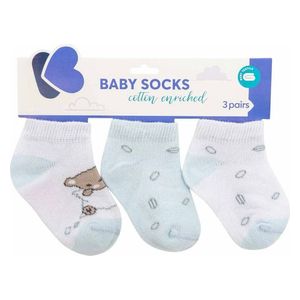  Kikka Boo Baby Summer Socks - 3 pieces - Blue 