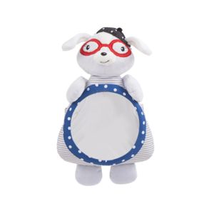 Kikka Boo Plush Mirror Toy - White