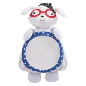 Kikka Boo Plush Mirror Toy - White